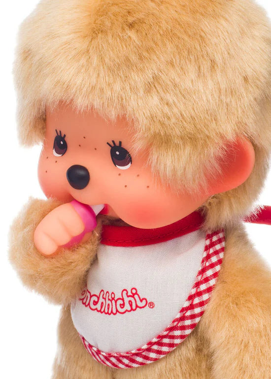 Monchhichi Beige Boy With Bib
