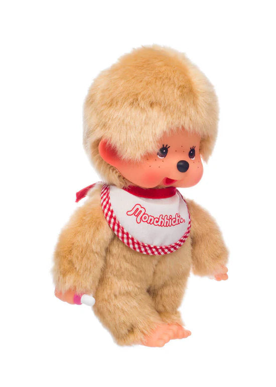 Monchhichi Beige Boy With Bib