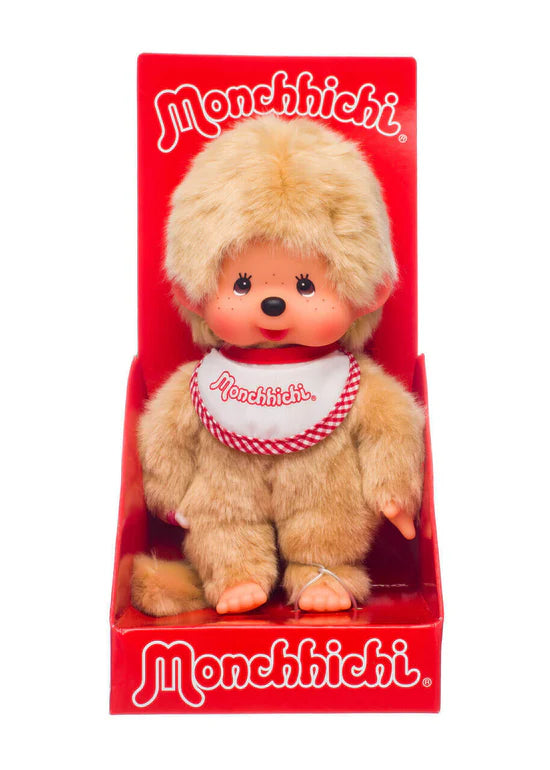 Monchhichi Beige Boy With Bib