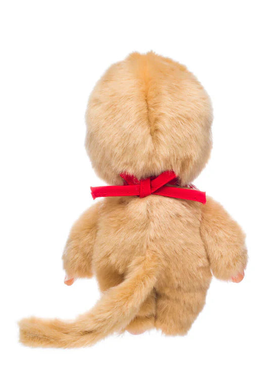 Monchhichi Beige Boy With Bib